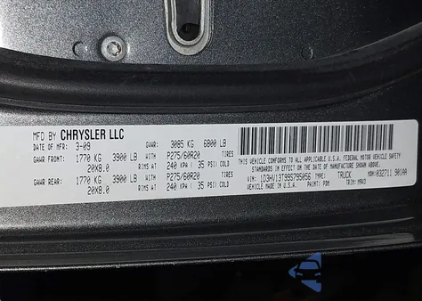 2009 Dodge Ram 1500 Slt/Sport/Trx z USA, uszkodzony, nr VIN 1D3HV13T99S795056